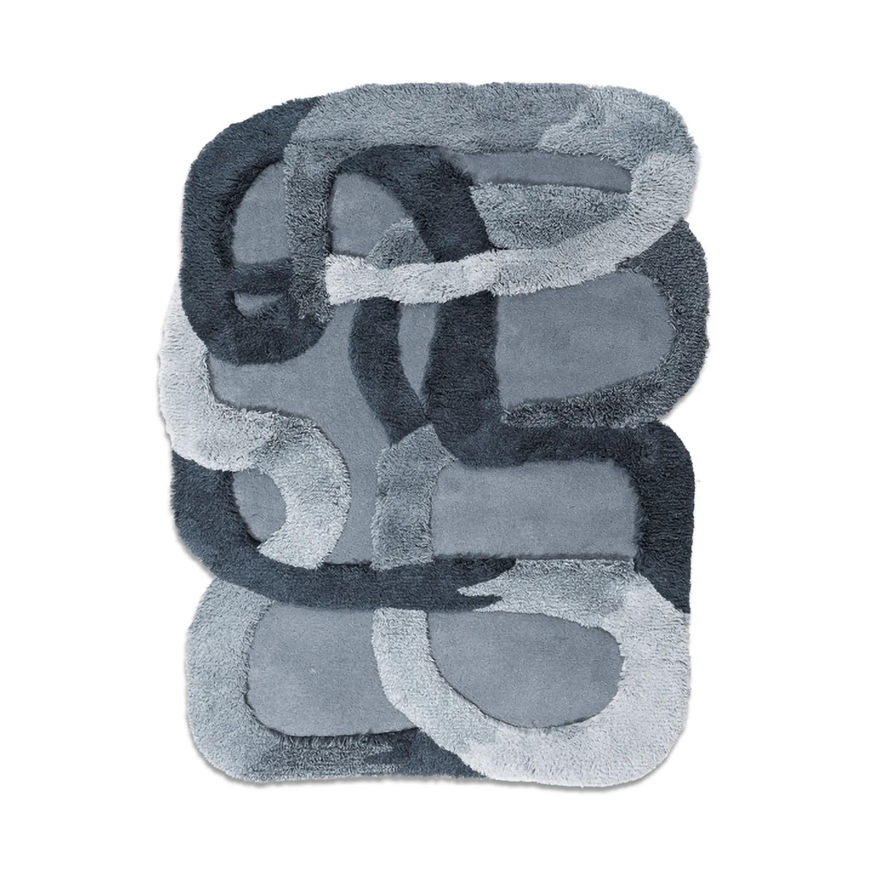 Dywan wełniany The Tangles, Cloudy blue, 170x216 cm Ogeborg