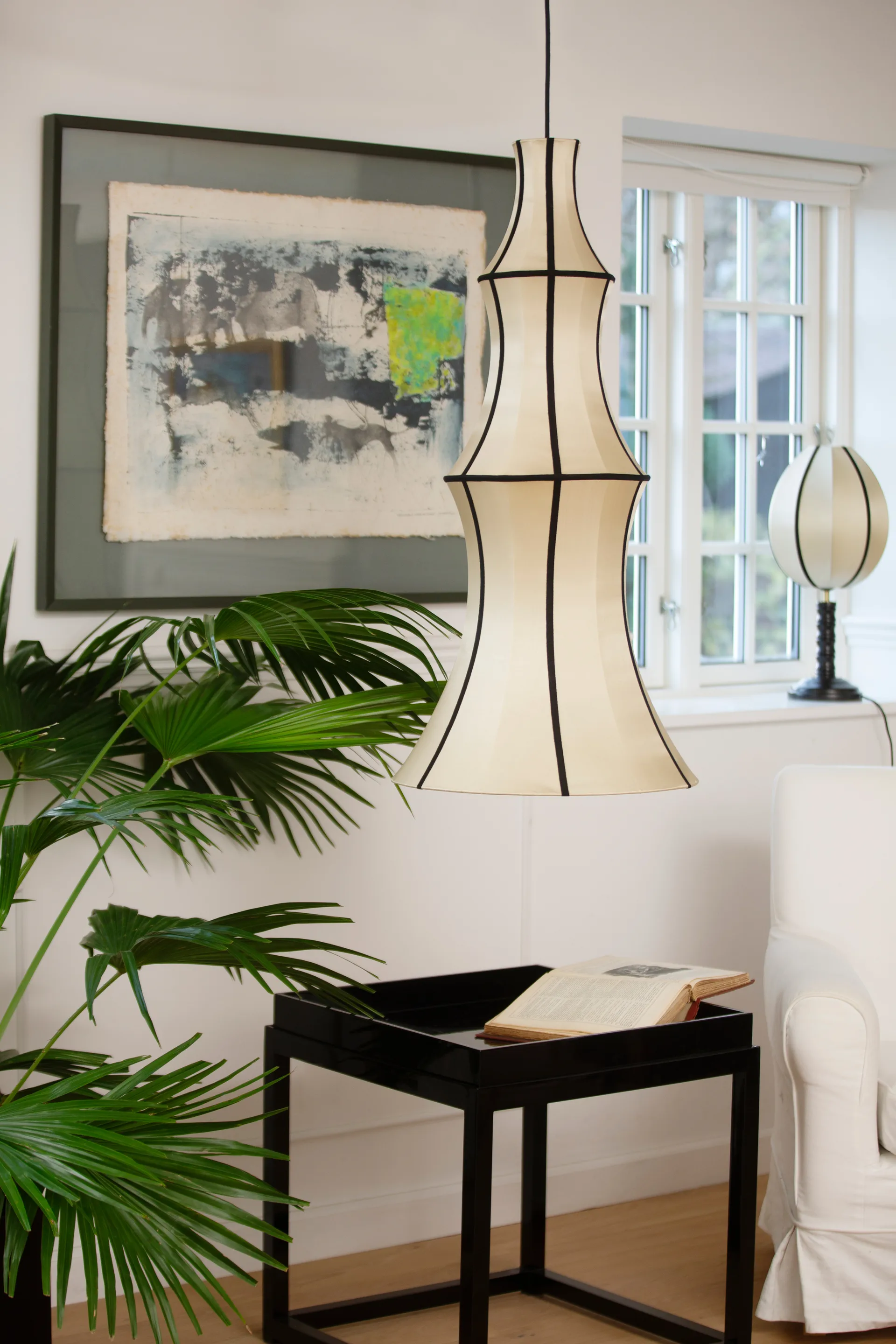 Abażur Indochina Classic Long, Kit-black Oi Soi Oi