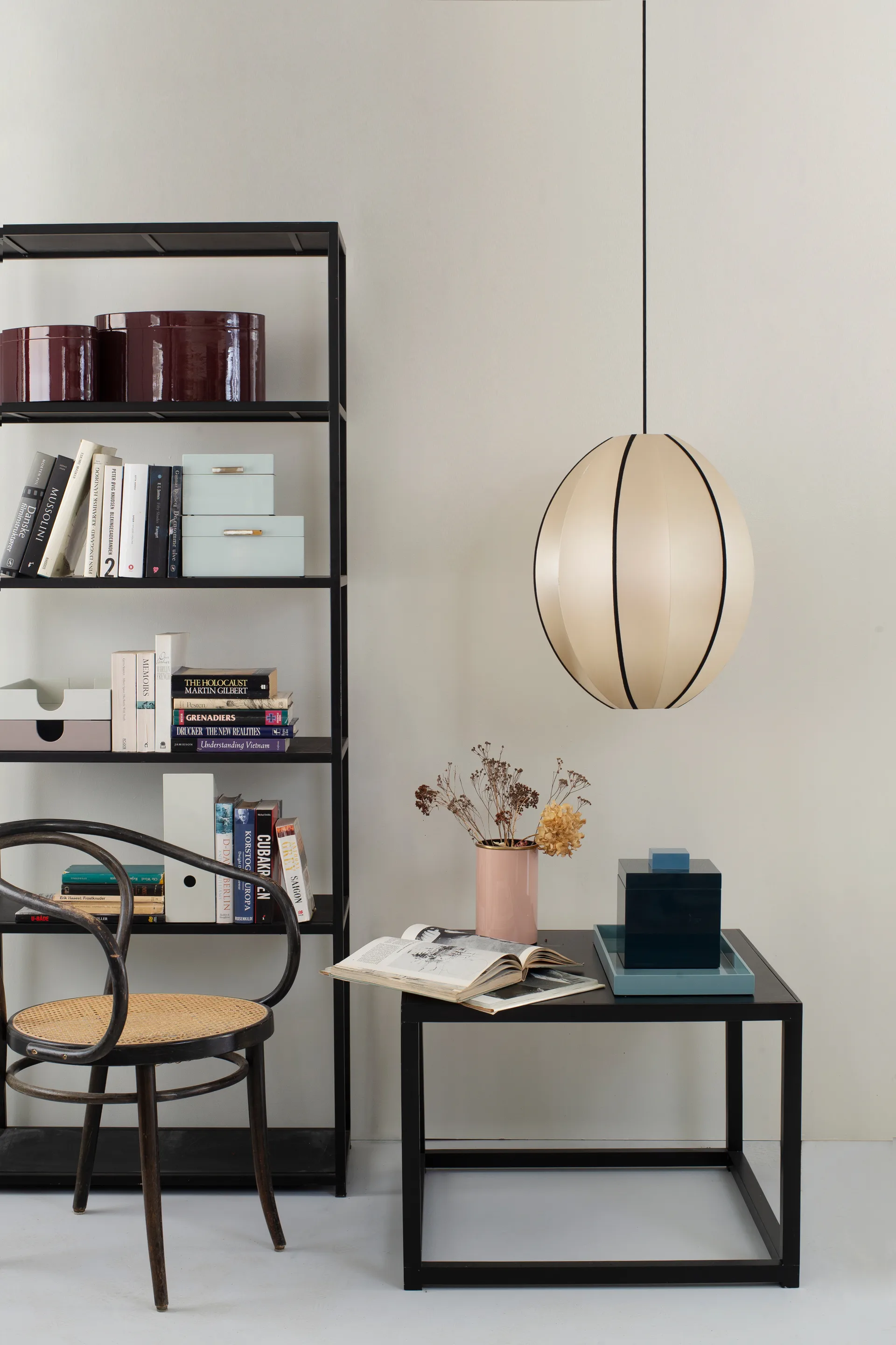 Abażur Indochina Classic Oval L, Kit-black Oi Soi Oi