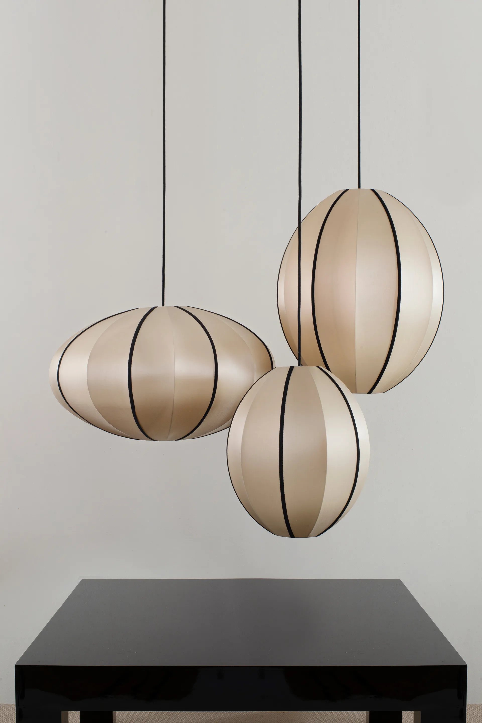 Abażur Indochina Classic Oval L, Kit-black Oi Soi Oi