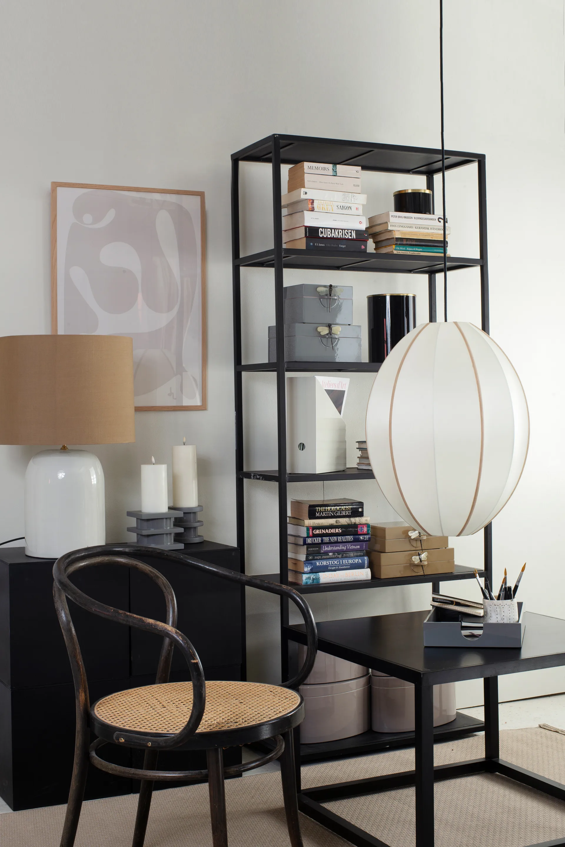 Abażur Indochina Classic Oval L, Offwhite-amber Oi Soi Oi