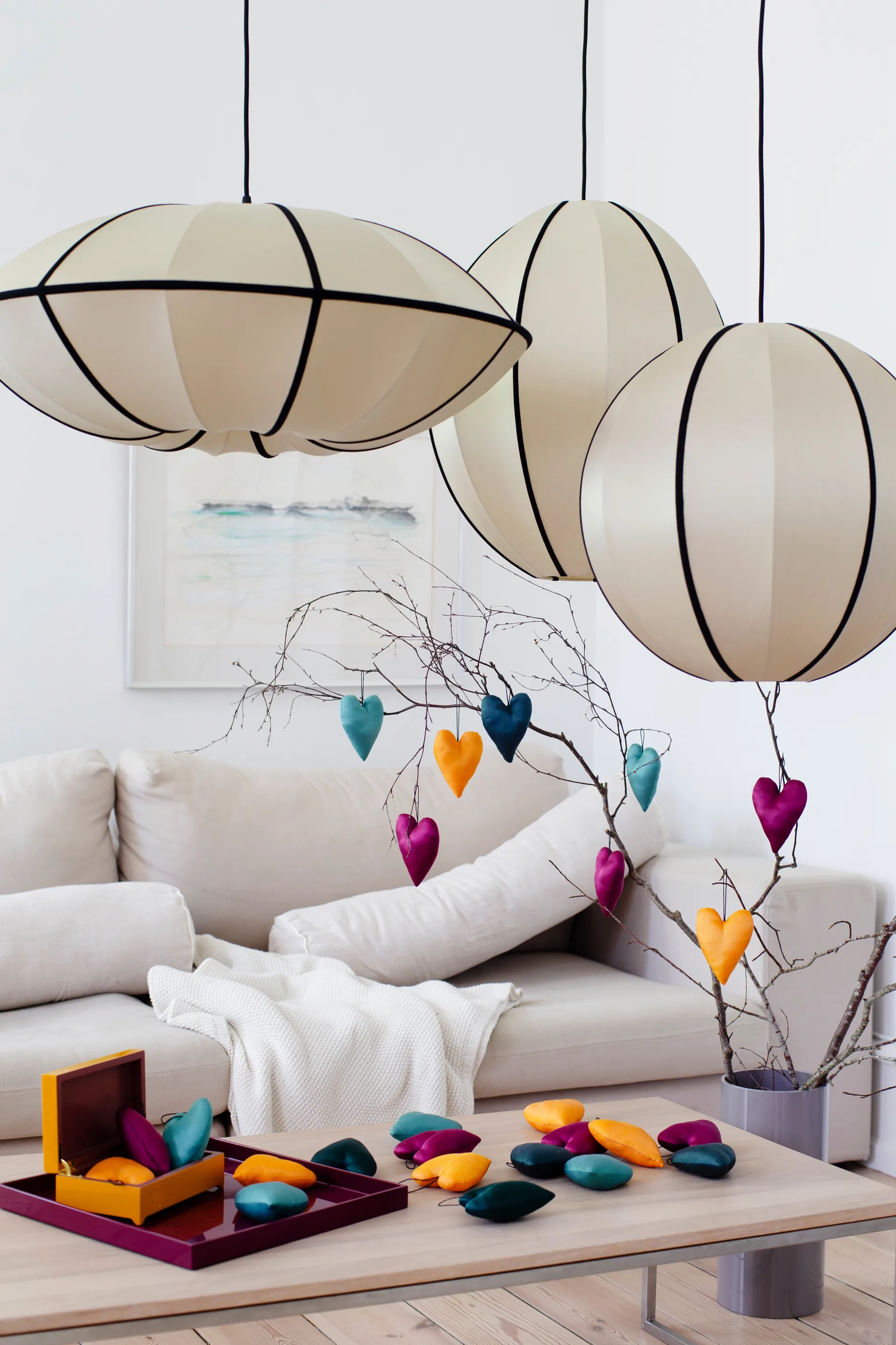 Abażur Indochina Classic Round XL , Kit-black Oi Soi Oi