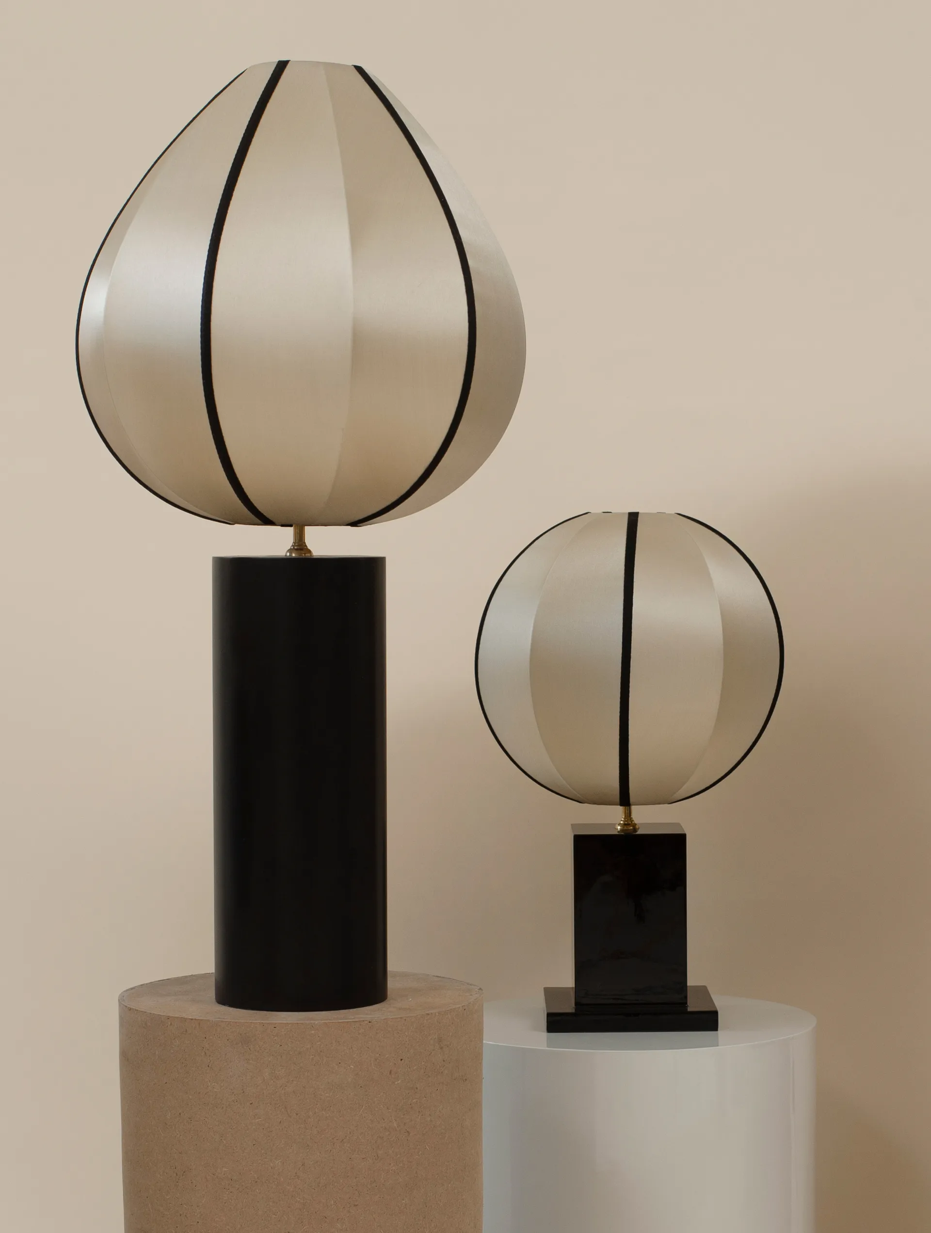 Abażur Indochina Classic Round XS, Kit-black Oi Soi Oi