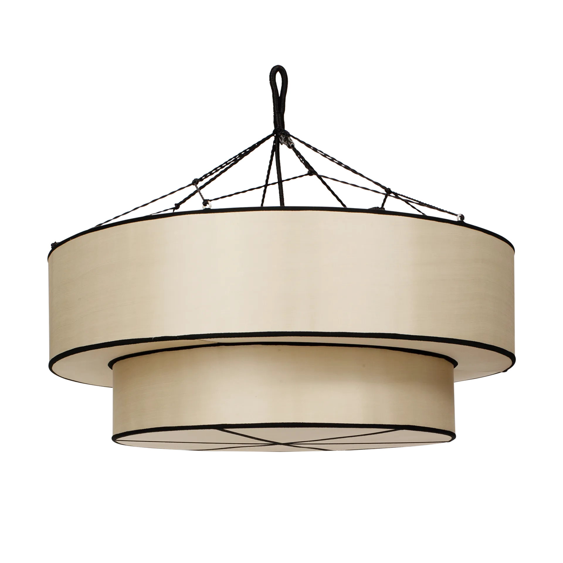 Abażur Indochina Classic Tophat, Kit-black Oi Soi Oi