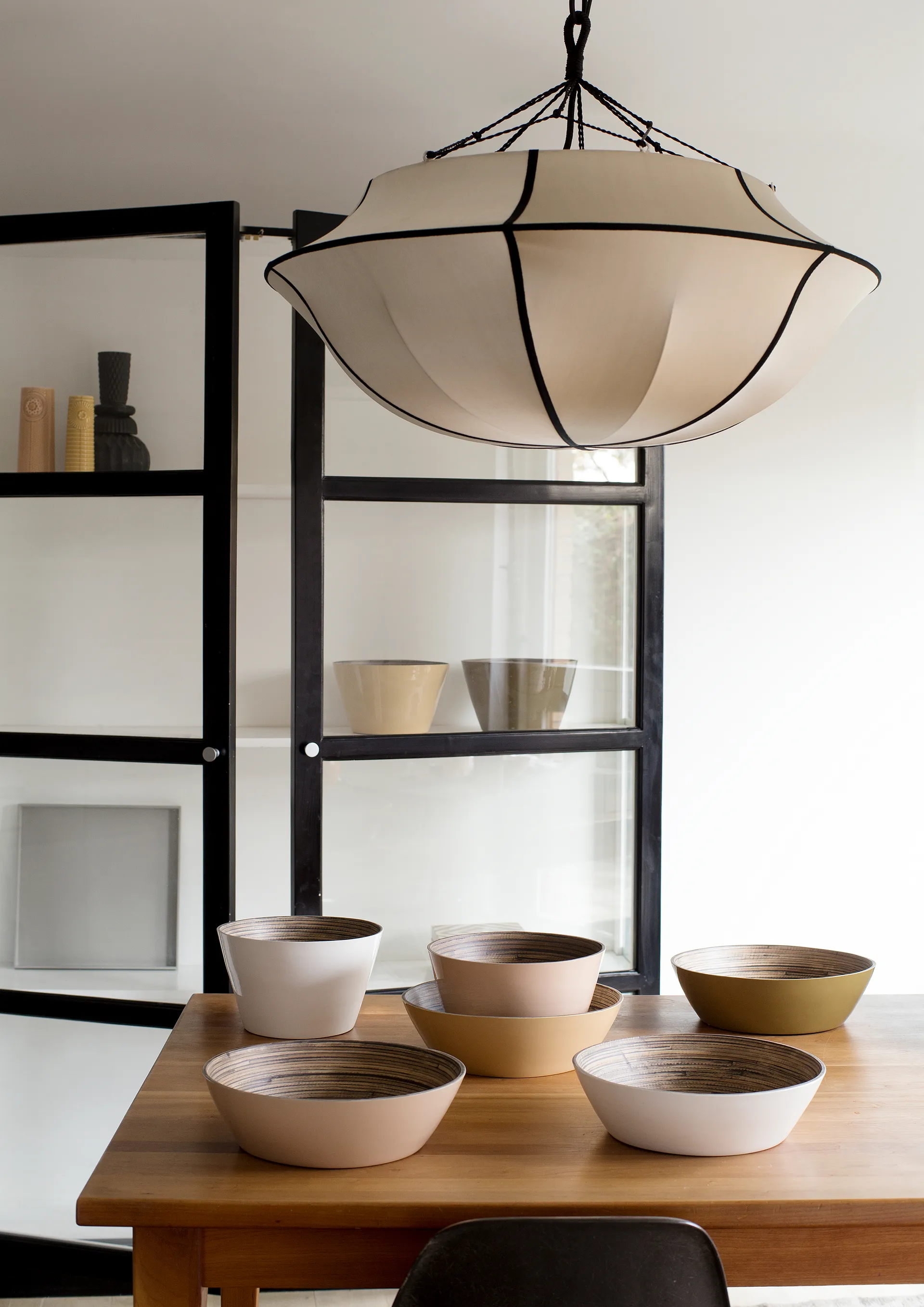 Lampa wisząca Indochina Classic Umbrella, Kit-black Oi Soi Oi