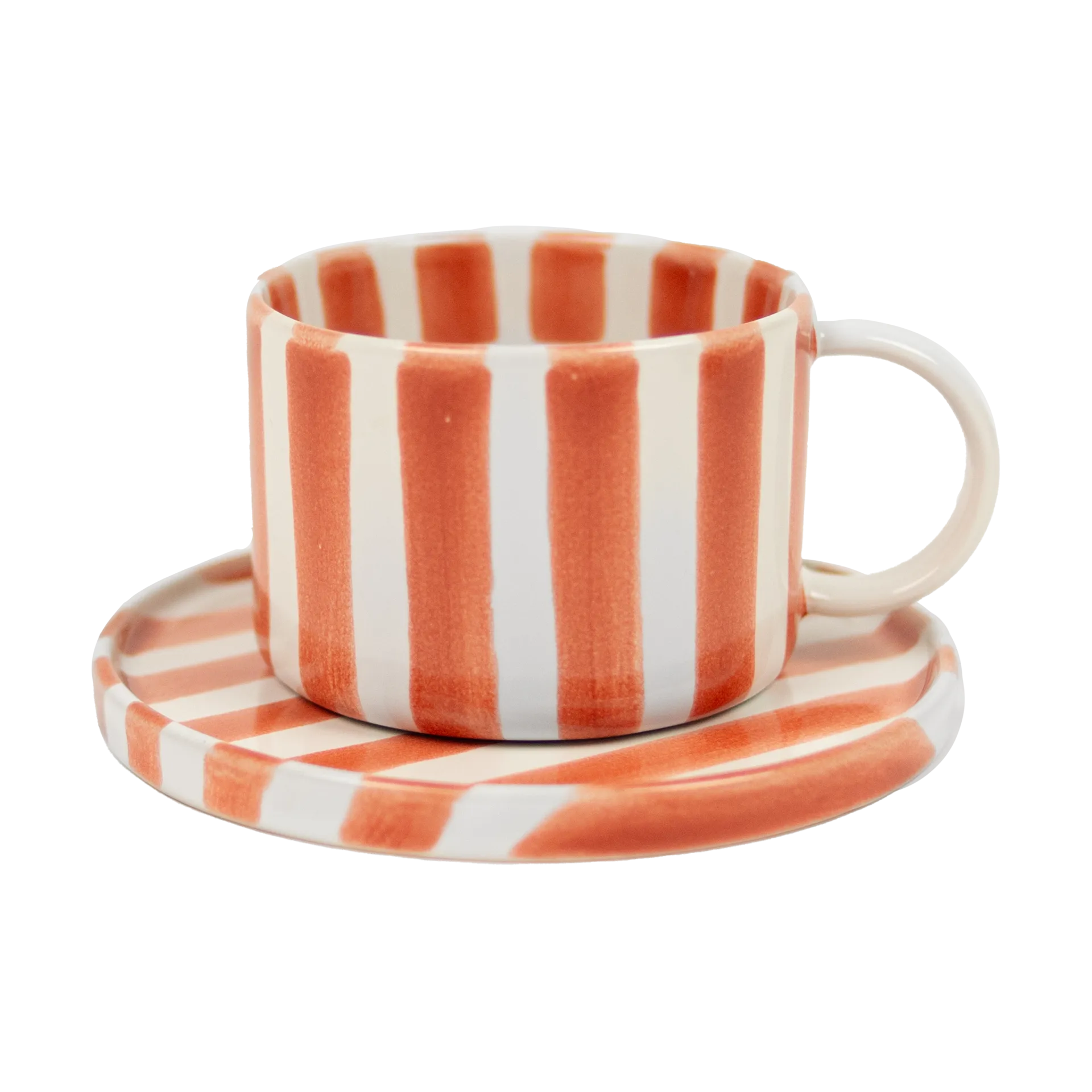 Filiżanka Monica z podstawką, Rdza Olsson & Jensen