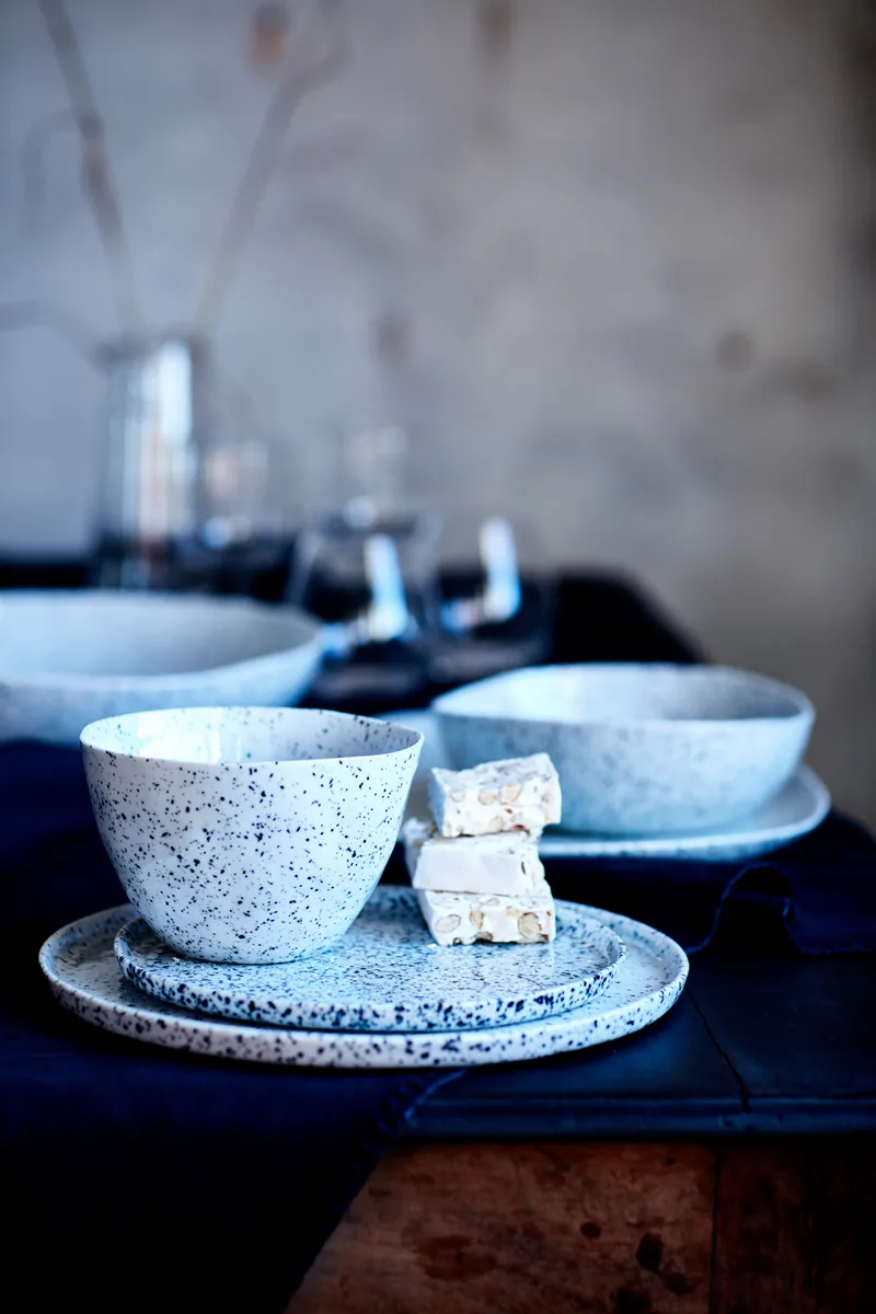 Głeboki talerz Poppi, Czarnobiały Olsson & Jensen