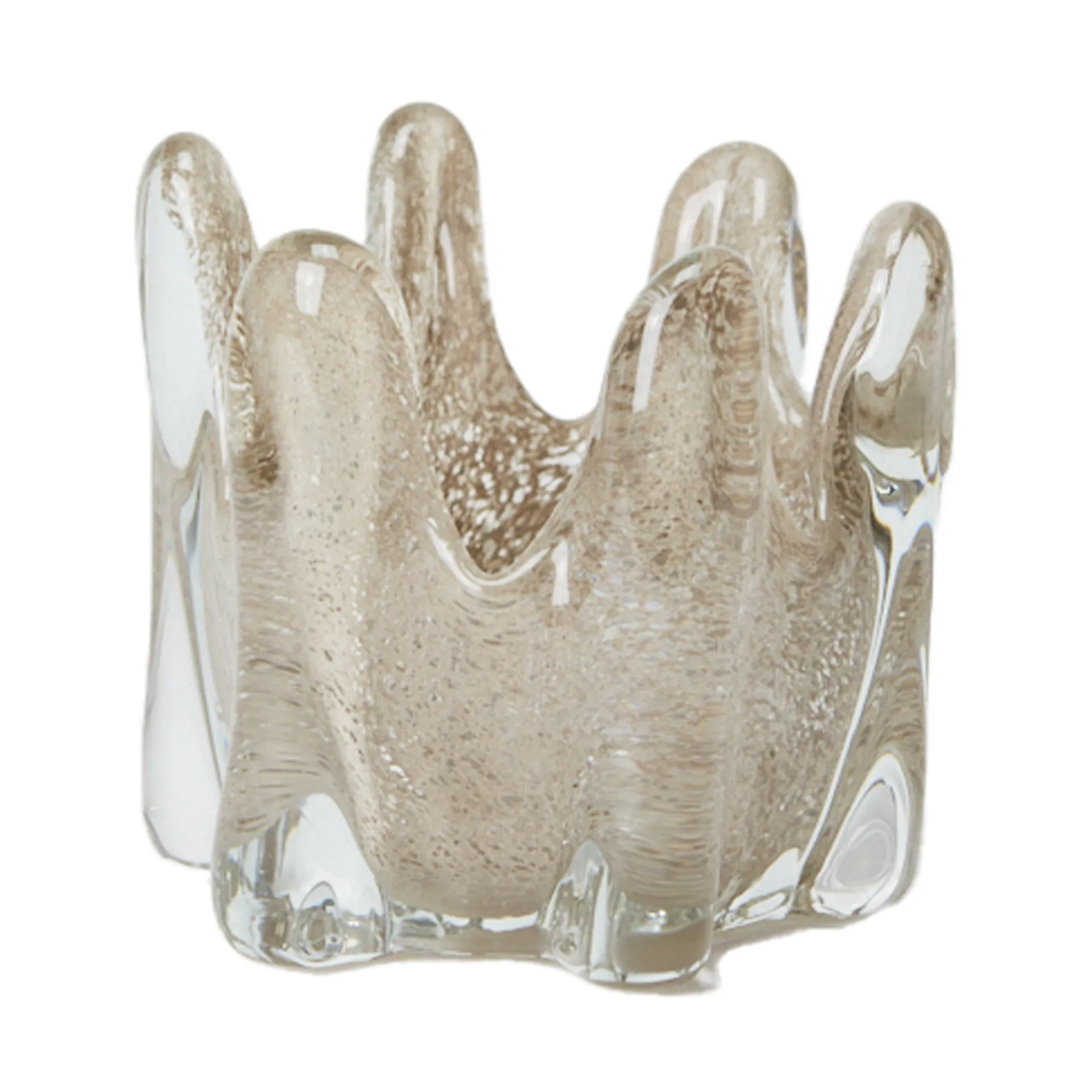 Helix świecznik Ø10,5 cm, Taupe Olsson & Jensen