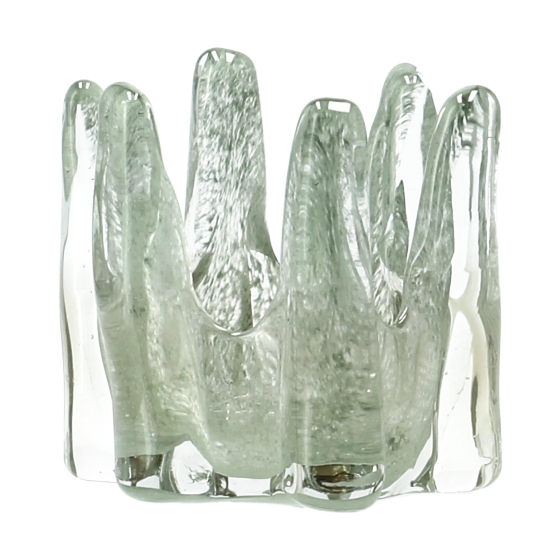 Helix świecznik Ø10,5 cm, Zielony mech Olsson & Jensen