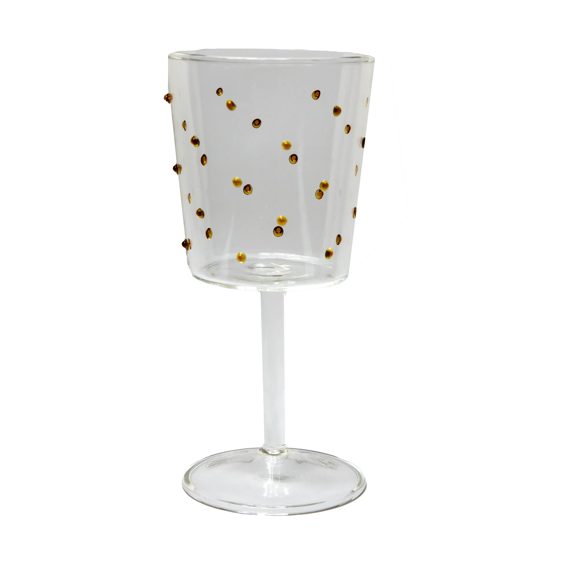 Kieliszki do wina Venezia, Bursztynowe kropki Olsson & Jensen