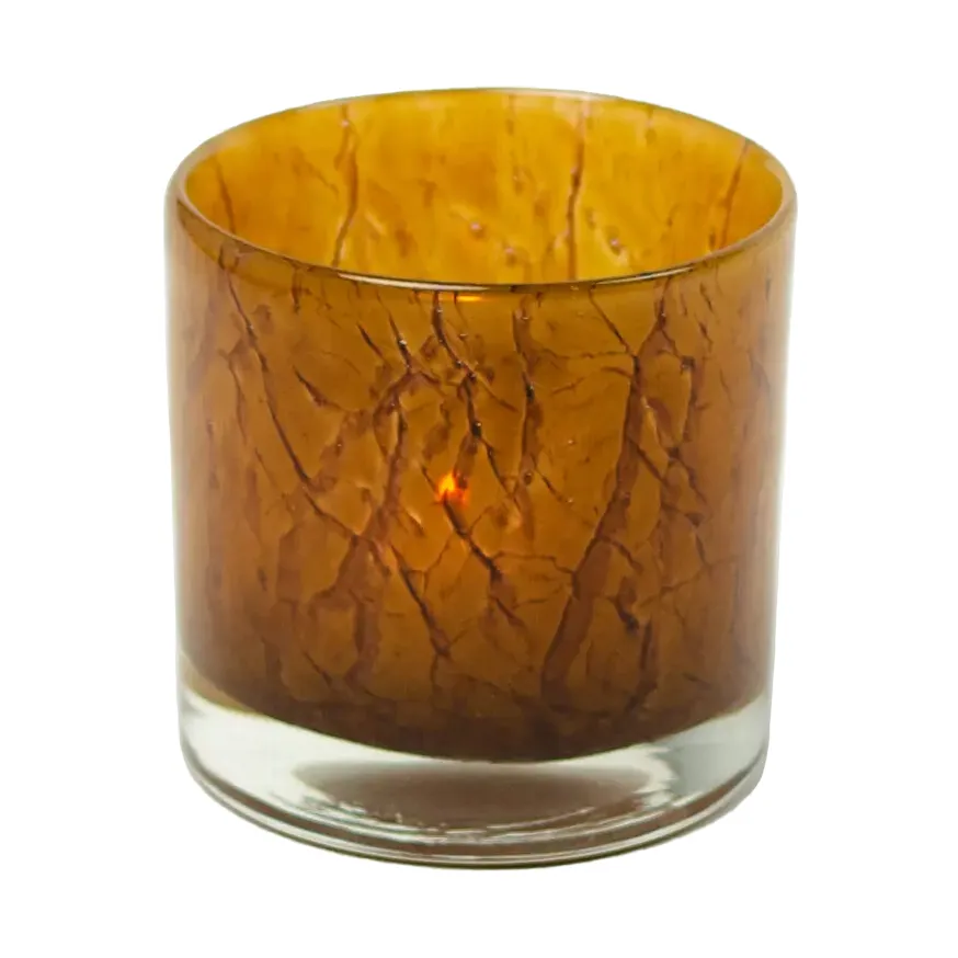 Lampion na świecę Etna Ø10 cm, Jasnobrązowy Olsson & Jensen