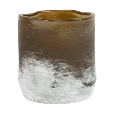 Lampion na świecę Halde 12 cm - Piaskowy - Olsson & Jensen