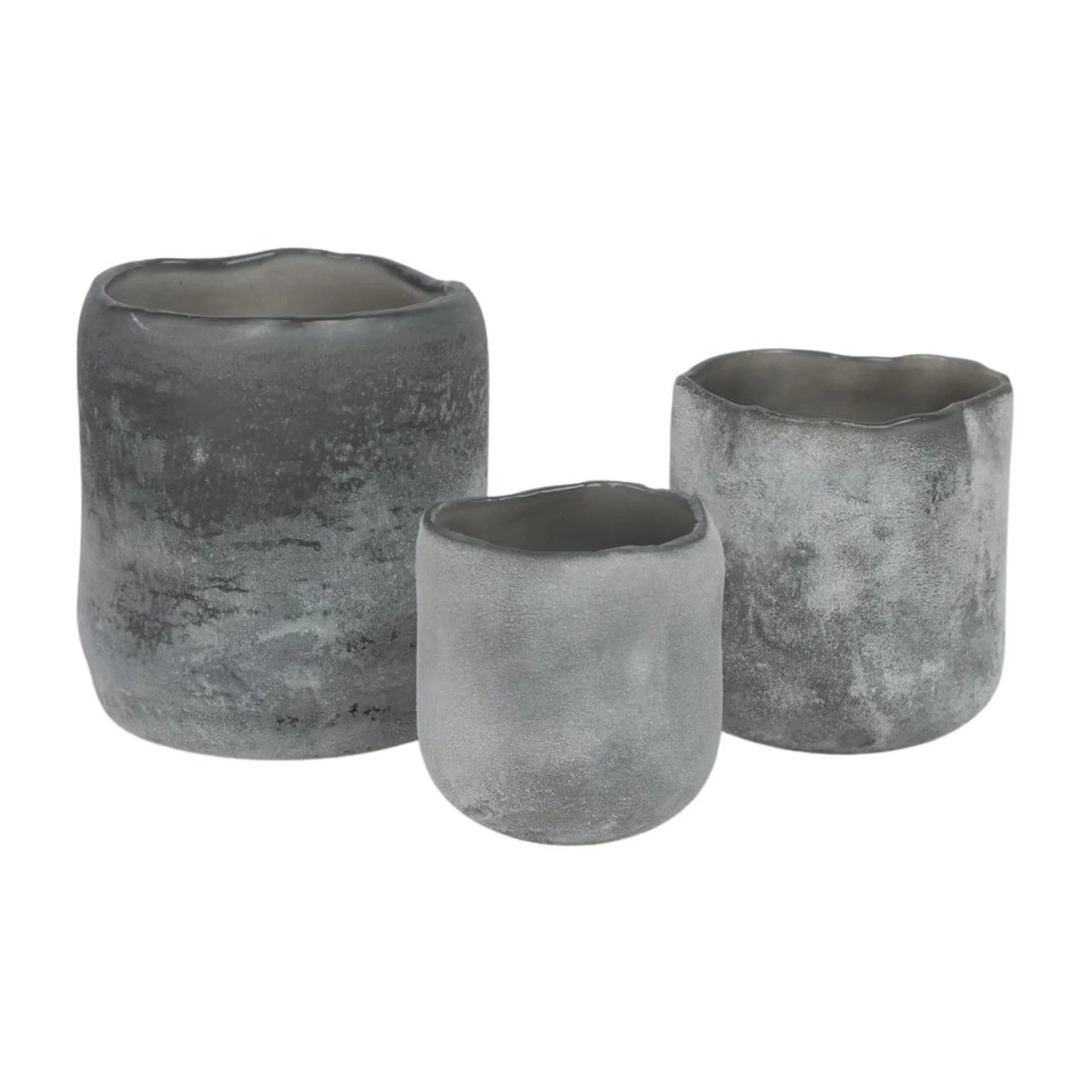 Lampion na świecę Halde 12 cm, Szary Olsson & Jensen