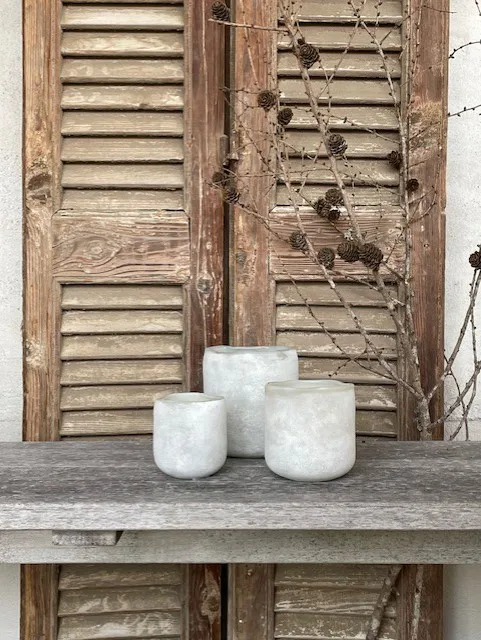 Lampion na świecę Halde 8 cm, Biały Olsson & Jensen