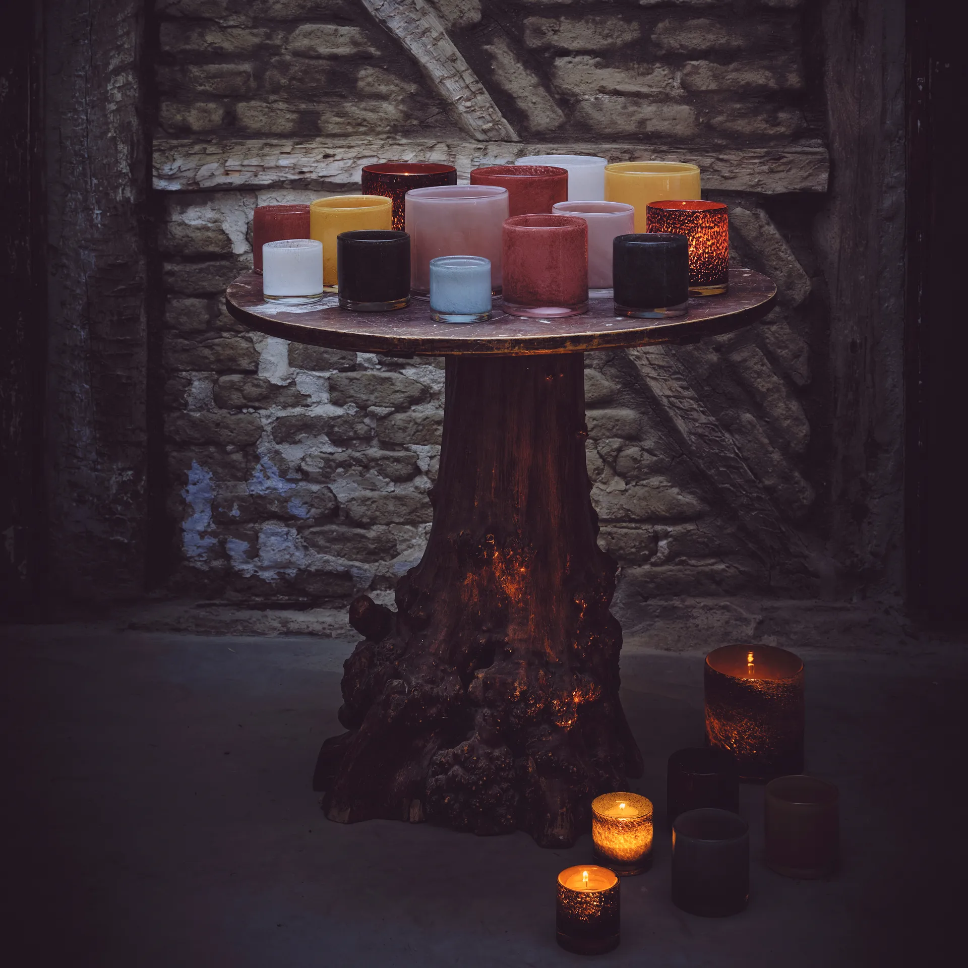 Lampion na świecę Nilla 8 cm, Biały Olsson & Jensen