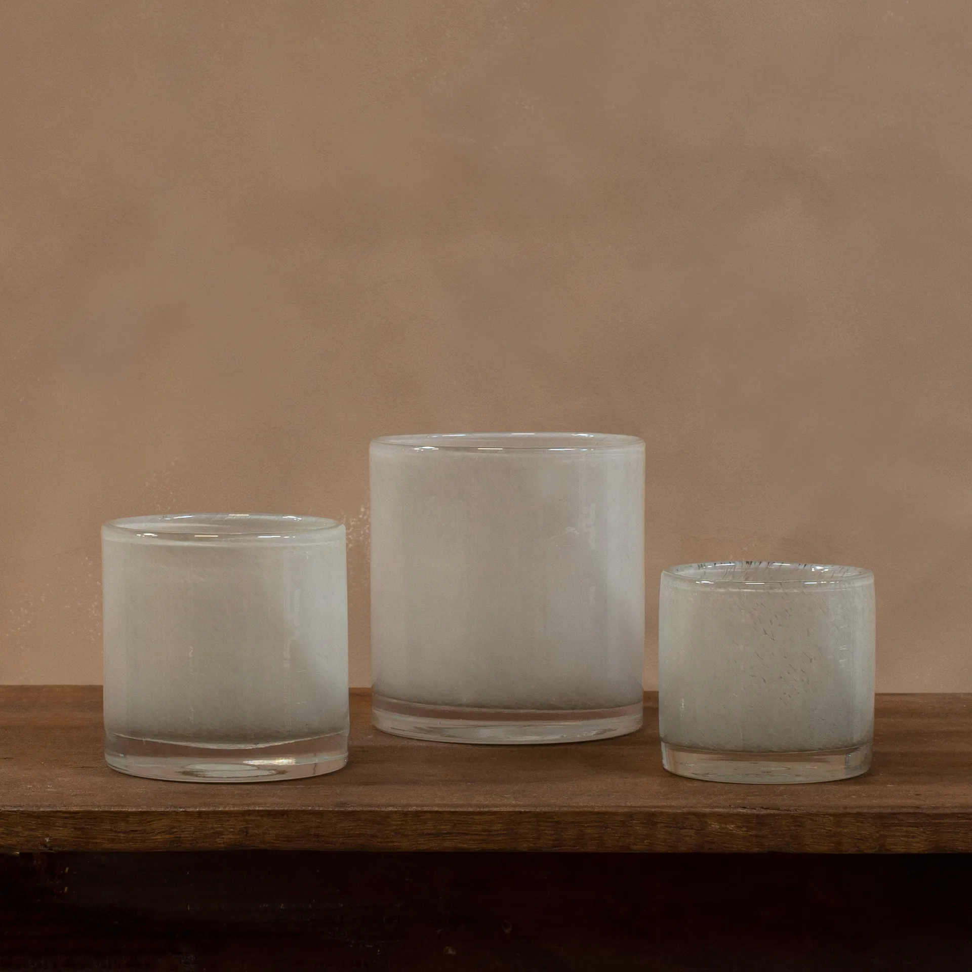 Lampion na świecę Nilla 8 cm, Szary beż Olsson & Jensen