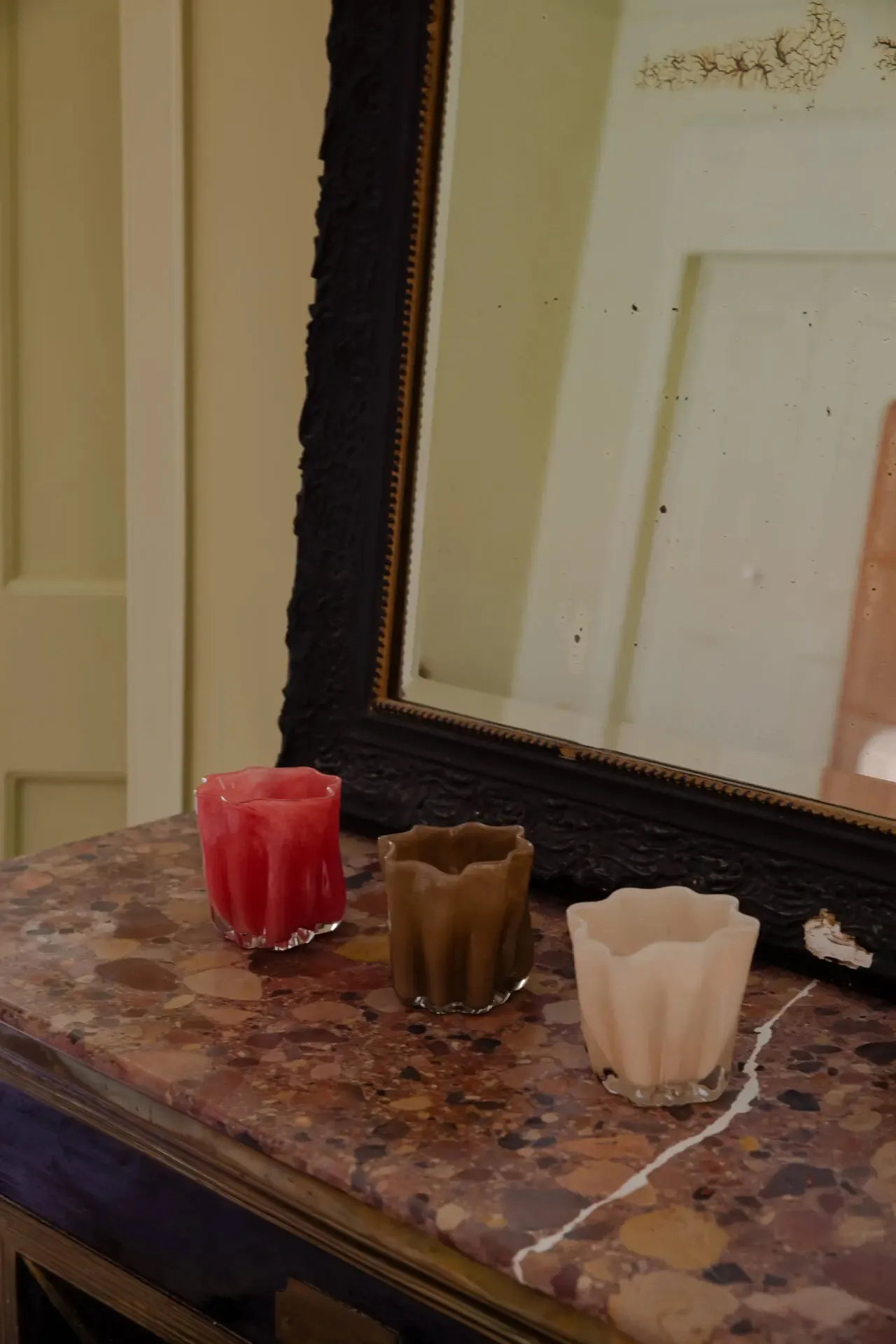 Lampion na świecę Tess Ø10 cm, Brązowy Olsson & Jensen