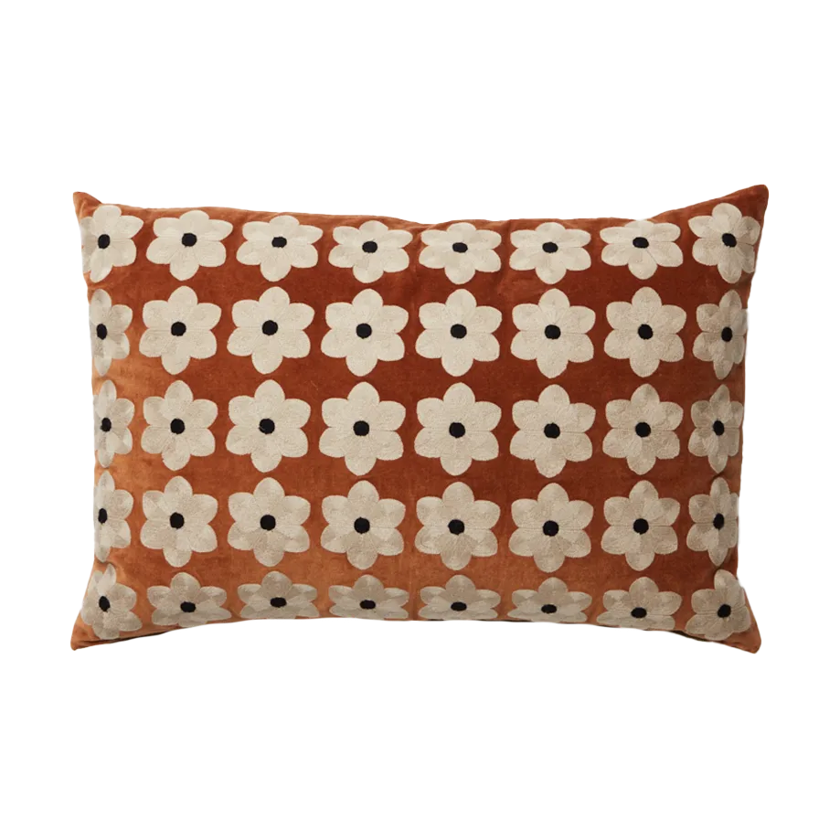 Poszewka na poduszkę Daisy 40x60 cm, Rdza Olsson & Jensen