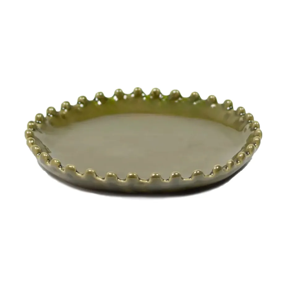 Talerz Eden Ø16 cm, Zielony Olsson & Jensen