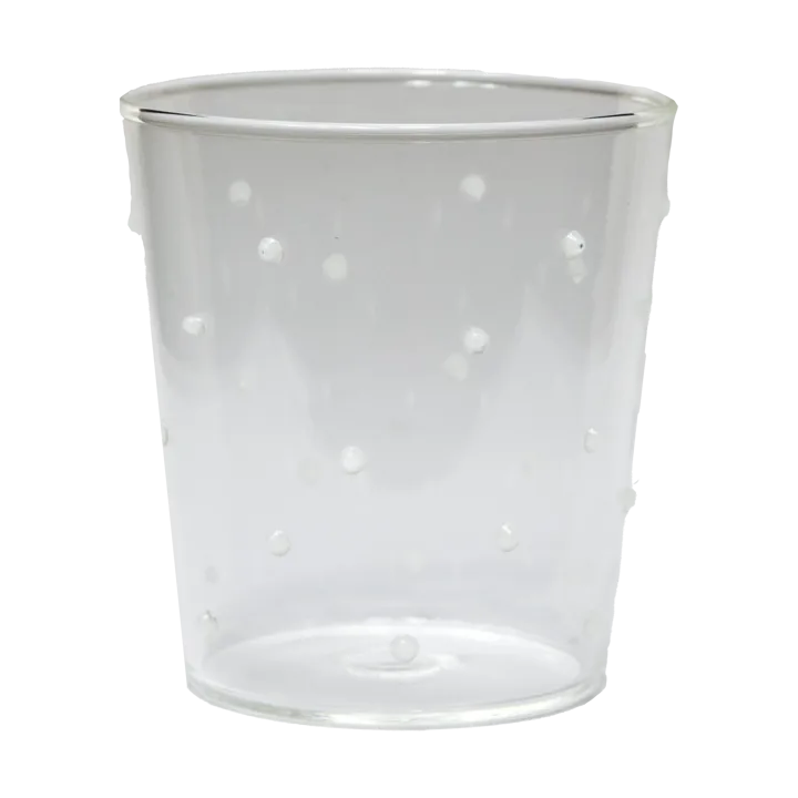 Venezia szklanka do napojów 330 ml - Białe kropki - Olsson & Jensen