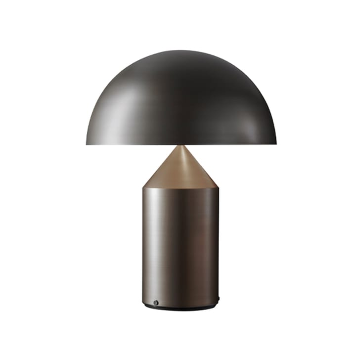 Atollo large 233 lampa stołowa/podłogowa metal, satin bronze, large Oluce