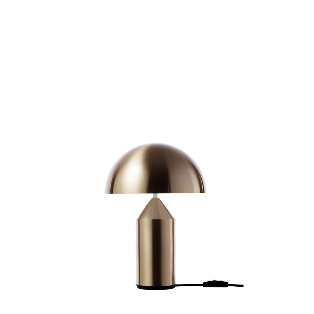 Atollo small 238 lampa stołowa metal, Gold Oluce