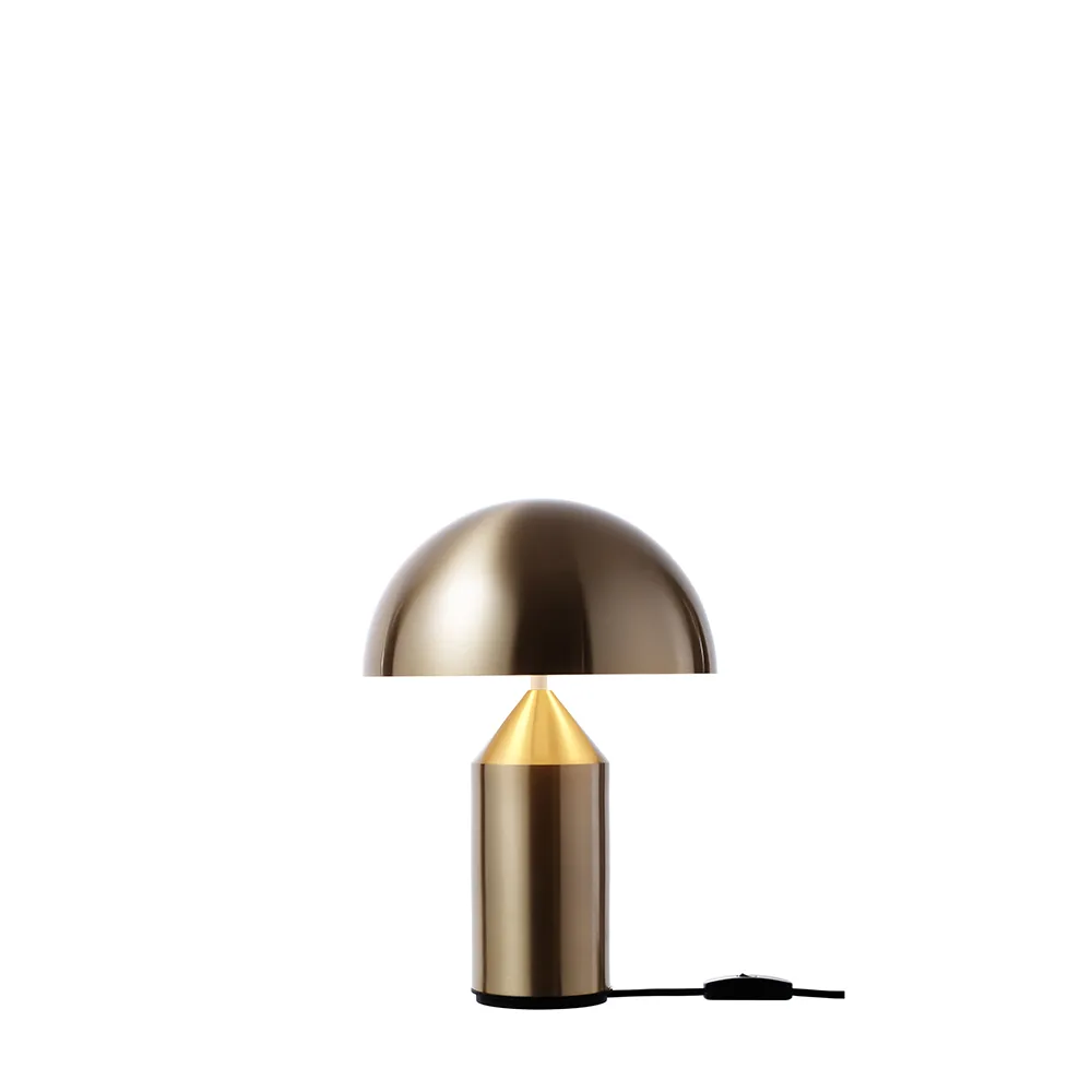 Atollo small 238 lampa stołowa metal, Gold Oluce