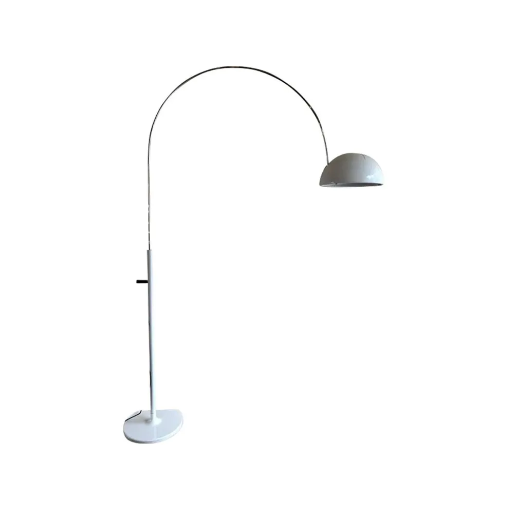 Coupé 3320 lampa podłogowa, white, chromowany stojak Oluce