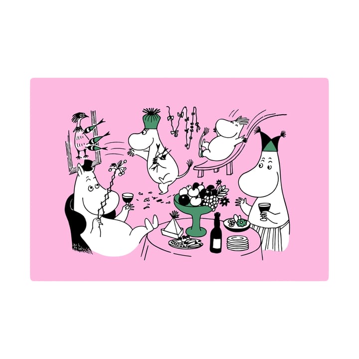 Podkładka na stół Moomin 80, 27,5x40 cm - Różowy - Opto Design