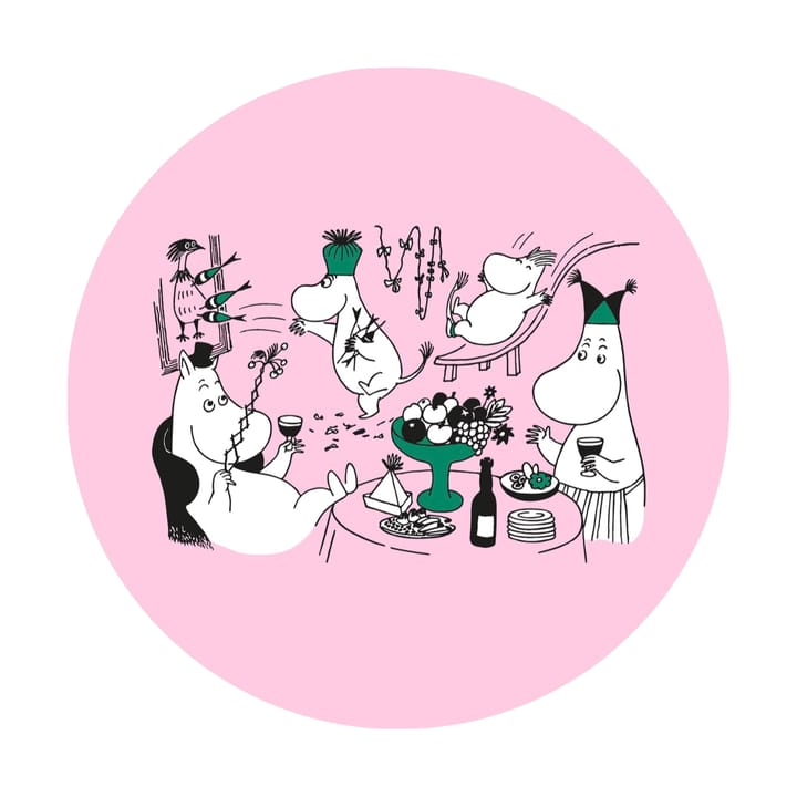 Podkładka pod garnek Moomin 80 Ø21 cm - Różowy - Opto Design