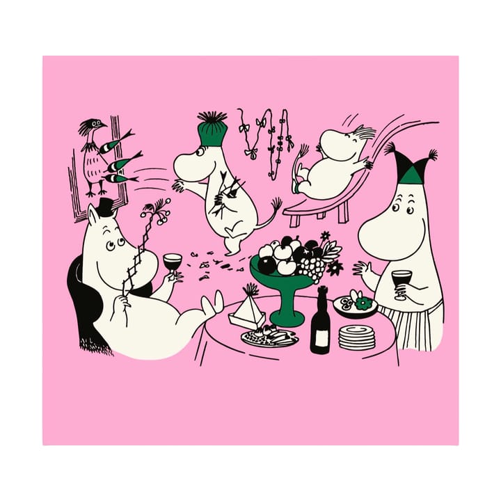 Serwetki Moomin 80, 20 szt. - Różowy - Opto Design