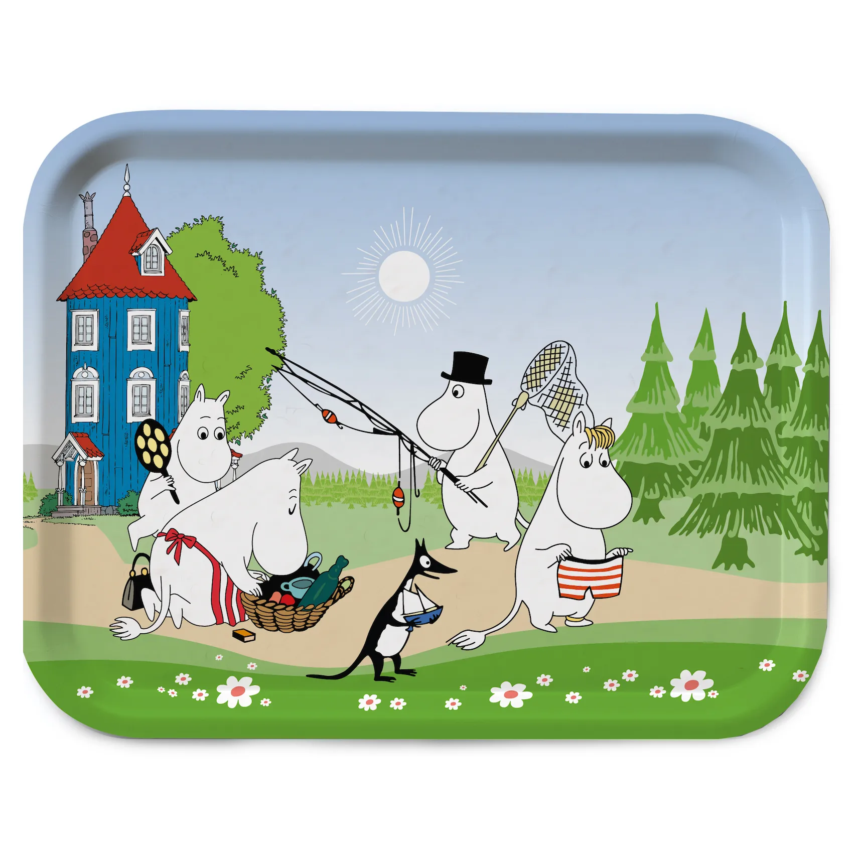 Taca Holiday 27x20 cm, Zielony Opto Design