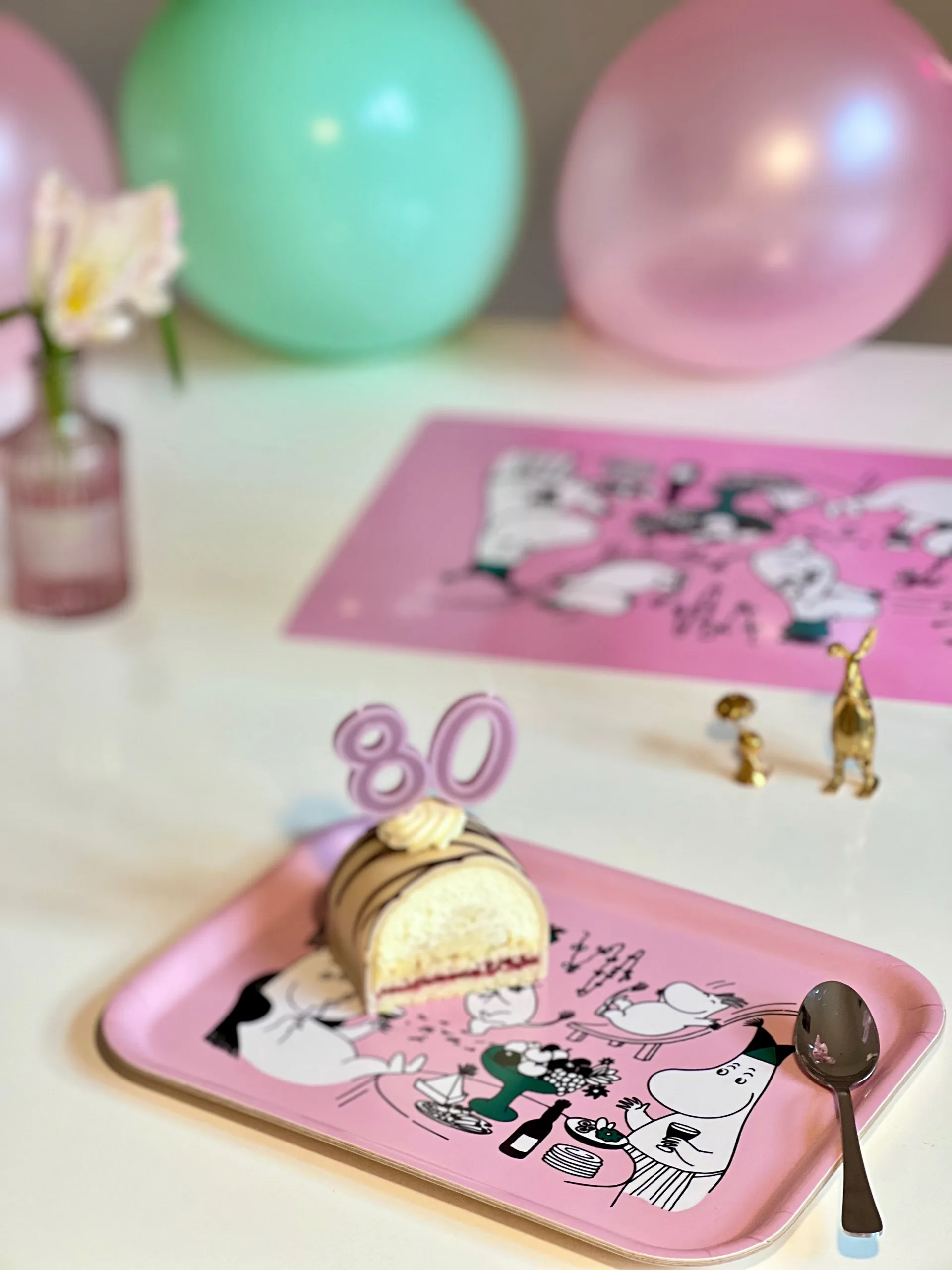 Taca Moomin 80, 20x27 cm, Różowy Opto Design