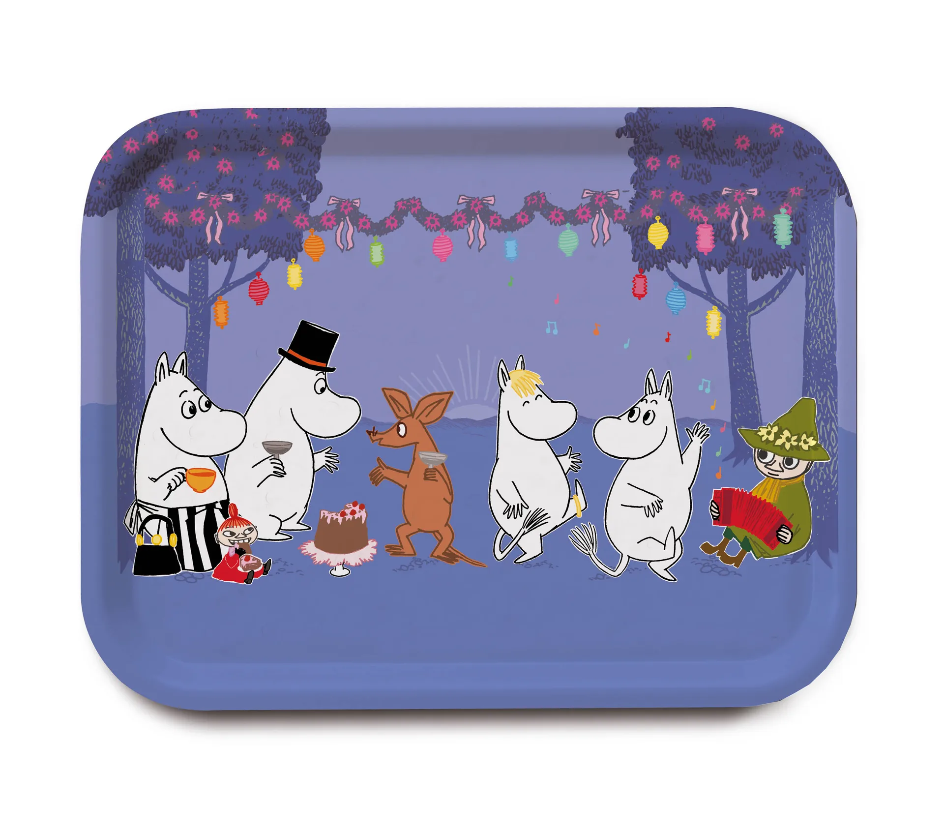 Taca Moomin Dancing, Niebieski Opto Design