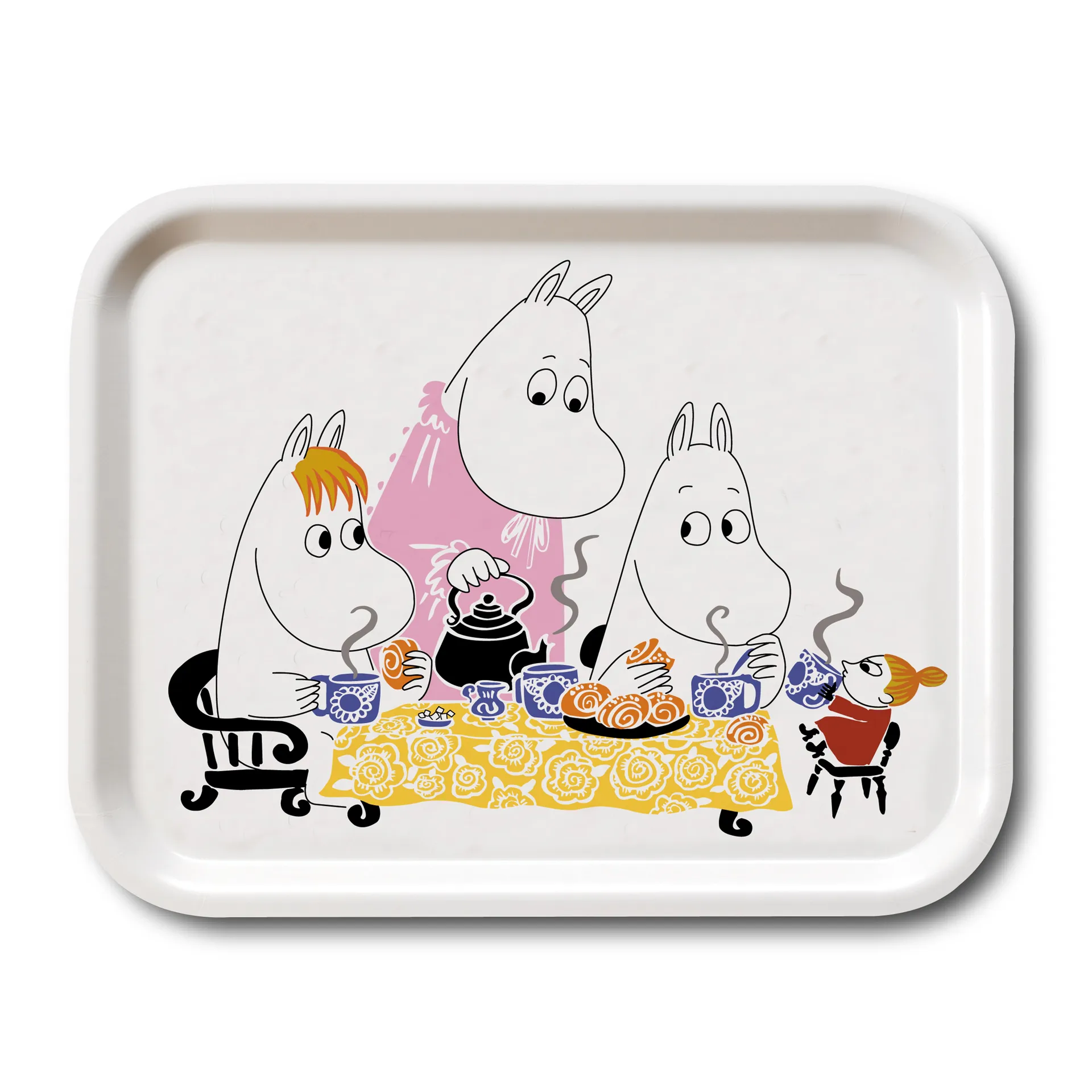 Taca Moomin Teaparty, biały Opto Design