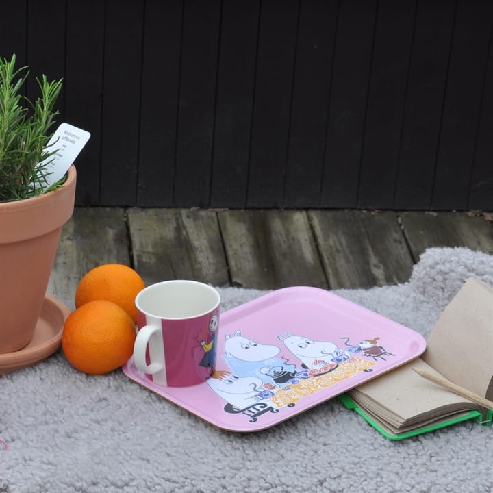 Taca Moomin Teaparty, różowy Opto Design