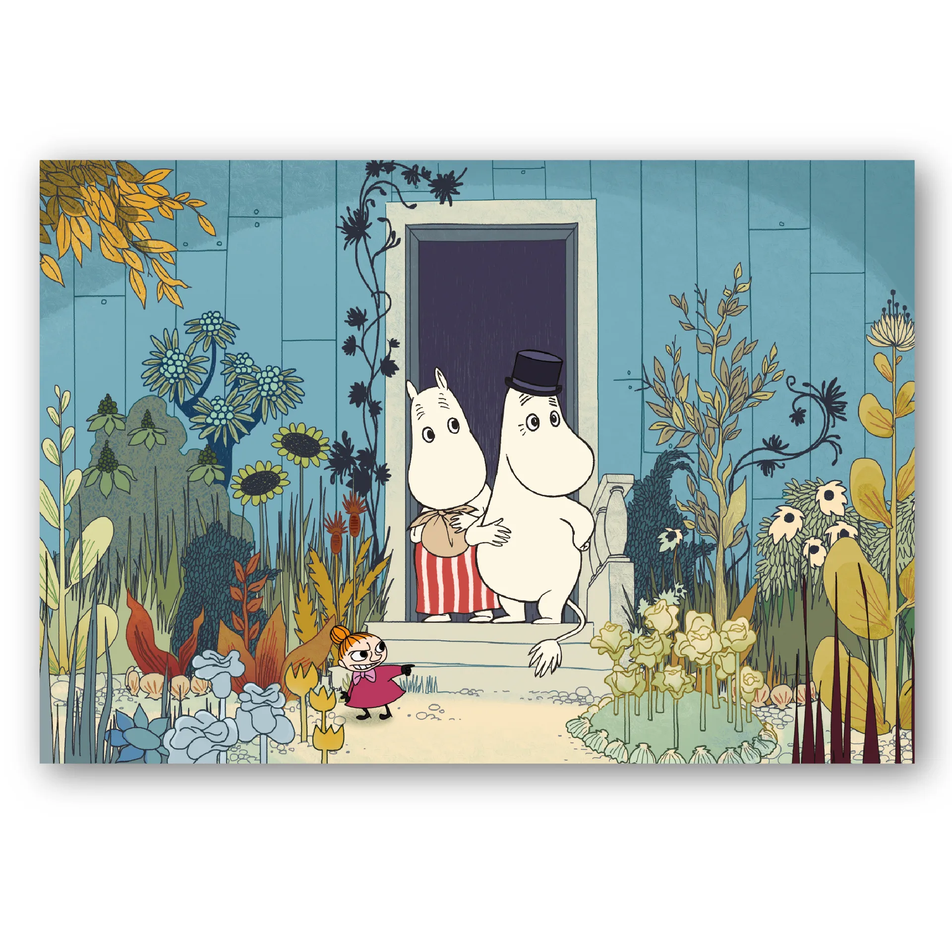 Taca Riviera doorstep 40x30 cm, Niebieski Opto Design