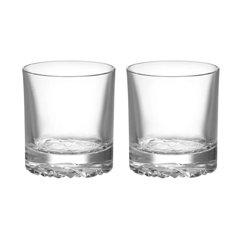 Carat double old fashioned szklanka 280 ml, 2‑pack, Przezroczyste Orrefors