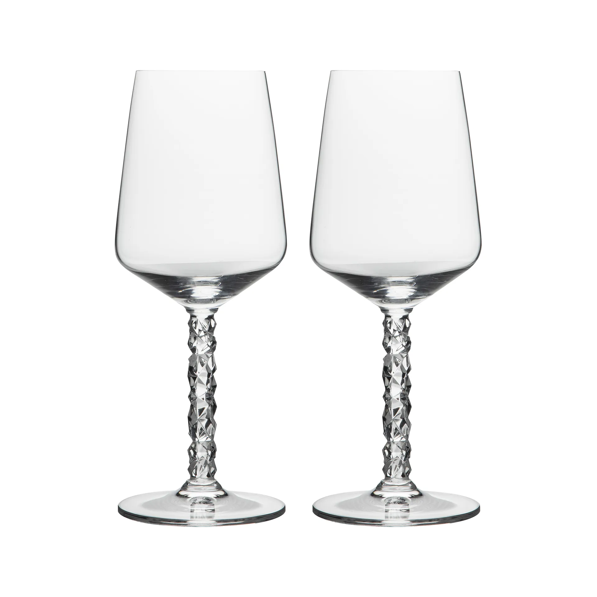 Carat kieliszki do wina 440 ml, 2‑pak, Jasne Orrefors