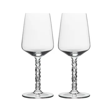 Carat kieliszki do wina 440 ml, 2‑pak - Jasne - Orrefors