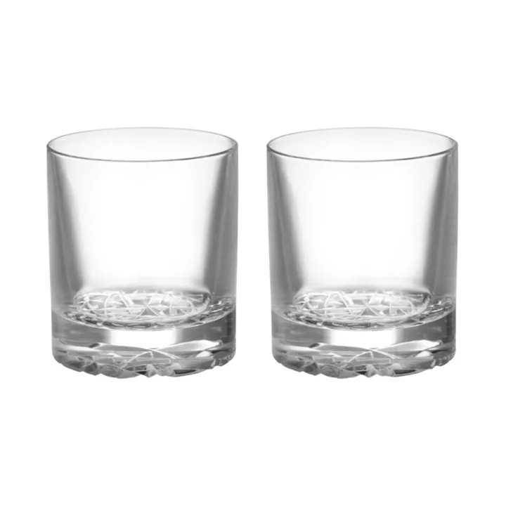 Carat old fashioned szklanka 210 ml 2‑pak - Przezroczyste - Orrefors