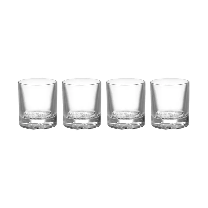 Carat szklanki typu old fashioned 210 ml, 4‑pak - Przezroczyste - Orrefors