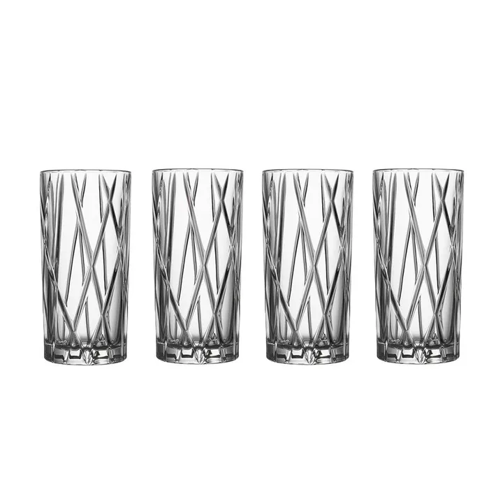 City High Ball szkło 4-pack - 350 ml - Orrefors