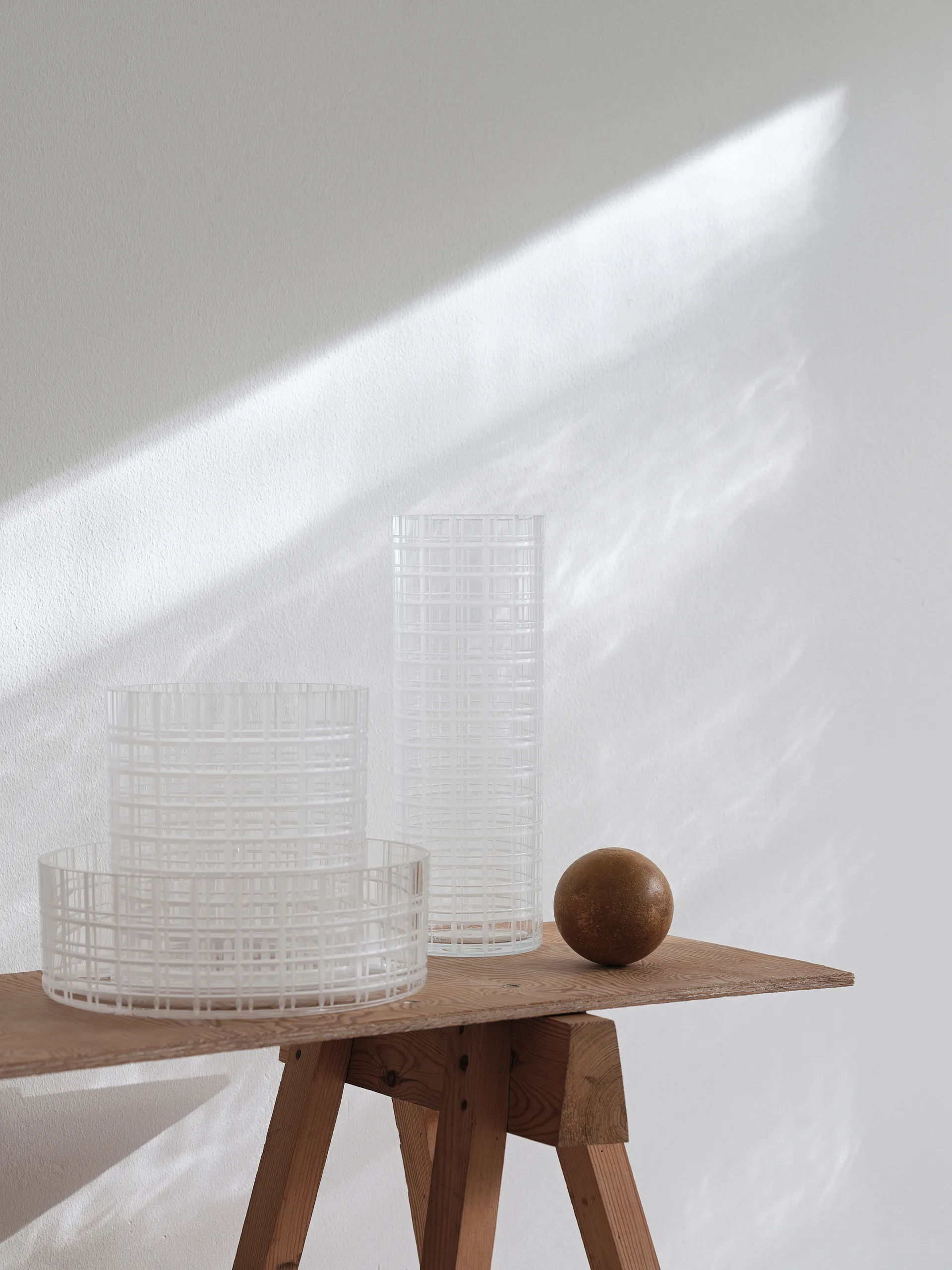 Cut in number wazon 20 cm, Schemat rutyny Orrefors