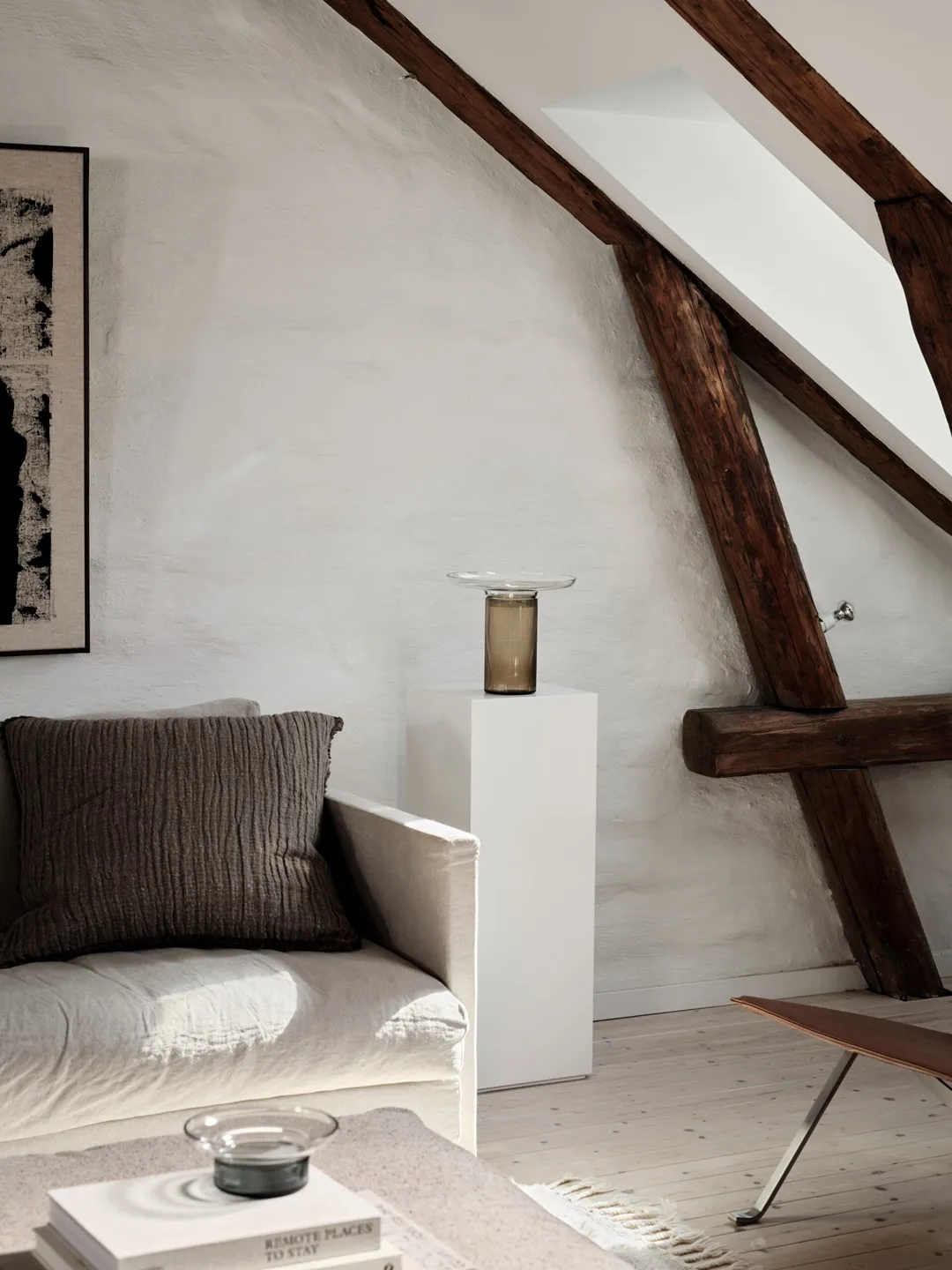 Ensemble wazon 220 mm, Brązowy-szary Orrefors