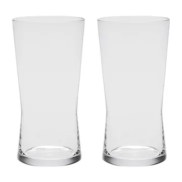 Grace wysoka szklanka highball 430 ml, 2‑pak - Przezroczysty - Orrefors