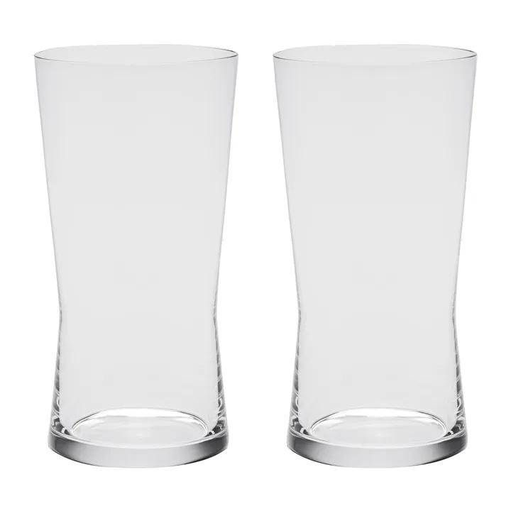 Grace wysoka szklanka highball 430 ml, 2‑pak - Przezroczysty - Orrefors