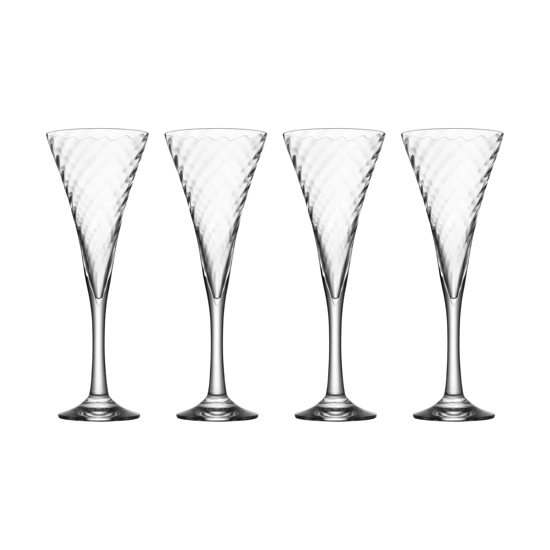 Helena kieliszki do szampana 250 ml, 4‑pak, Przezroczysty Orrefors