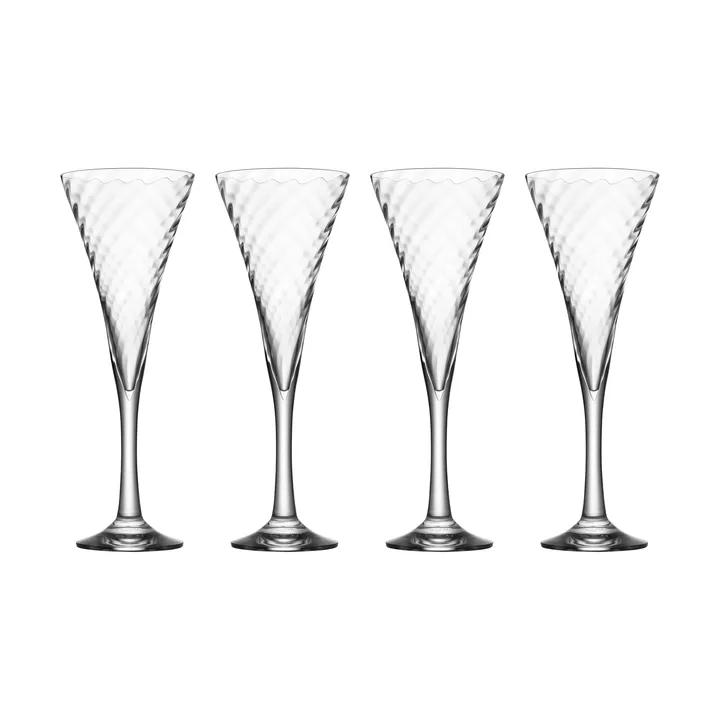 Helena kieliszki do szampana 250 ml, 4‑pak - Przezroczysty - Orrefors