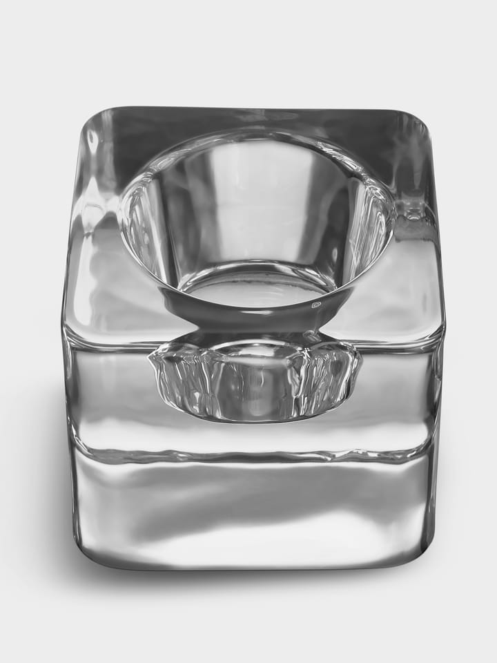 Ice cube świecznik 70 mm, Przezroczysty Orrefors